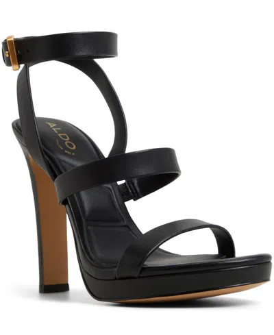 Aldo Women's Kardy Two-piece Platform High-heel Dress Sandals In Black