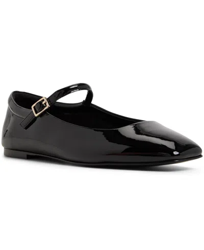 Aldo Women's Kristyn Square-toe Mary Jane Flats In Black