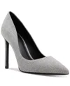 Aldo Lala Pointed Toe Pump In Grey Denim