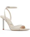 Aldo Illustrious Ankle Strap Sandal In Beige Snake Multi