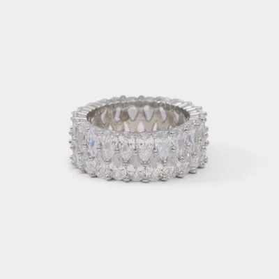 Aldo Women's Lothauswen2.0 – Silver / Clear Multi – Size 10