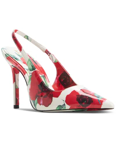 Aldo Women's Lovebloom Pointed-toe Slingback Pumps In Patent Multi