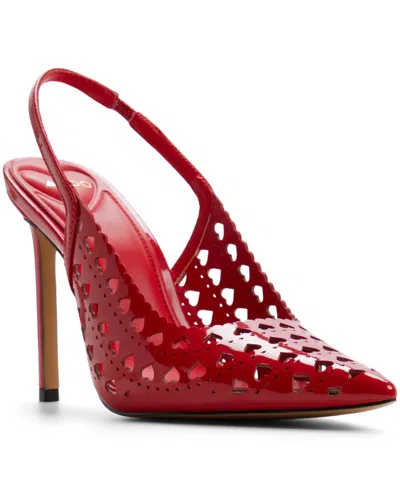 Aldo Women's Lovesling Pointed Toe Dress Pumps In Red