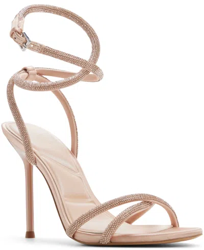 Aldo Manaelden Ankle Strap Sandal In Animal Print