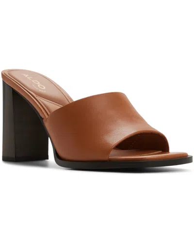 Aldo Women's Re-sophia Block Heel Dress Sandals In Brown