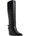 Aldo Saddle Knee High Boot In Black