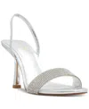 Aldo Saje Slingback Sandal In Silver,rhinestone