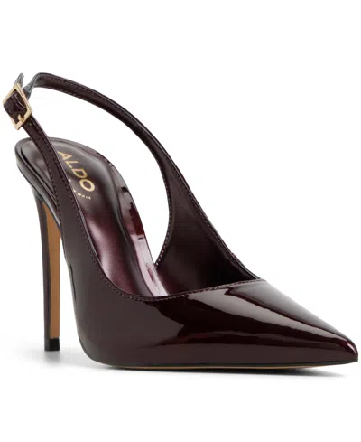 Aldo Women's Stessysling Slingback Pumps In Burgundy
