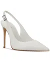Aldo Stessy Slingback Pointed Toe Pump In White