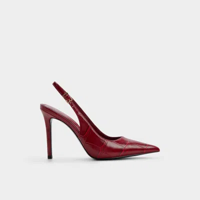 Aldo Women's Stessysling2.0 – Dark Red – Size 5