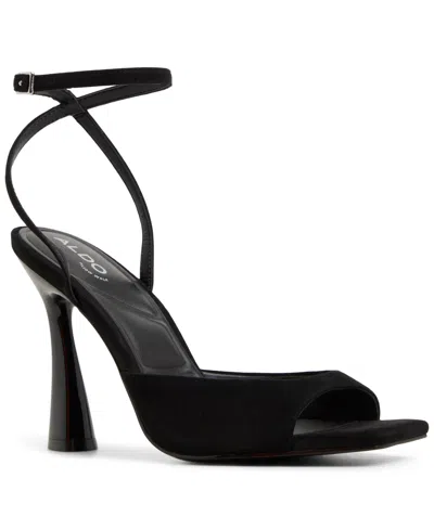 Aldo Women's Valentyna Two-piece Square Toe Dress Sandals In Black