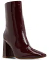 Aldo Vellamo Block Heel Bootie In Burgundy