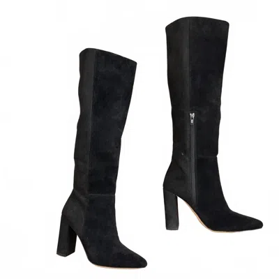 Aldo Women's Velvet Knee Boot In Black