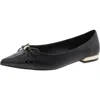 Aldo Maddelyn Pointed Cap Toe Flat In Black