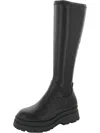 ALDO WOMENS FAUX LEATHER TALL KNEE-HIGH BOOTS