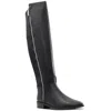 Aldo Womens Zipper Faux Leather Knee-high Boots In Black