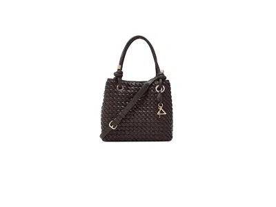 Aldo Wovenlily Satchel Women's Handbags Brown, Polyurethane