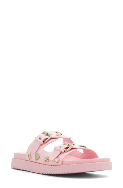 Aldo X Barbie Dream Sandal In Smooth Light Pink