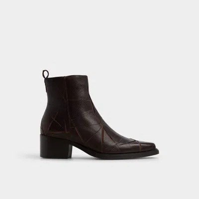 Aldo Zappa In Dark Choco In Brown