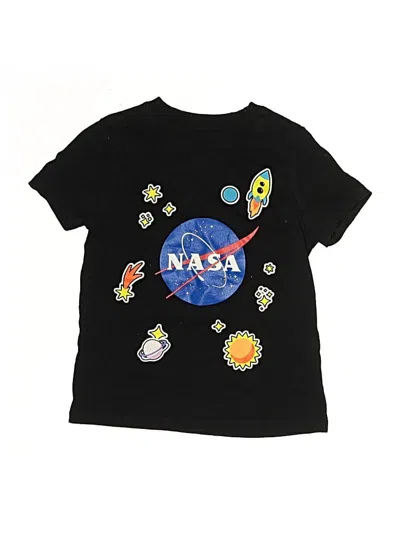 Pre-owned Aldrin Family Kids' Short Sleeve T-shirt In Black