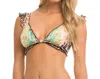 Ale By Alessandra Bralette Bikini Top In Bengal Shore In Multi