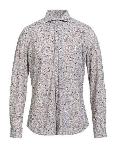 Alea Man Shirt Beige Size 16 Polyamide, Elastane In Sand