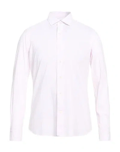 Alea Man Shirt Light Pink Size 15 ½ Cotton, Linen In White