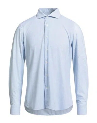 Alea Man Shirt Sky Blue Size 16 Polyamide, Elastane