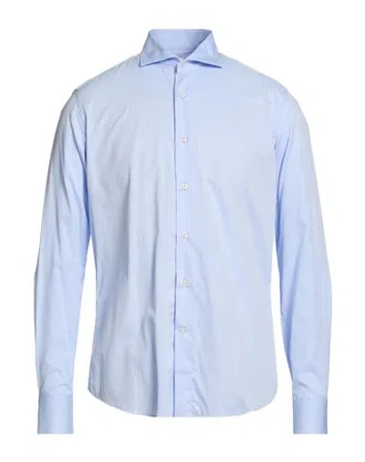 Alea Man Shirt Sky Blue Size 17 ½ Cotton