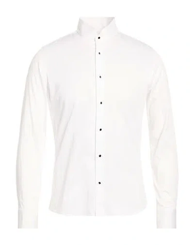 Alea Man Shirt White Size 17 ½ Cotton