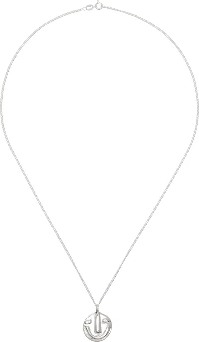 Alec Doherty Silver 'good Day Bad Day' Pendant Necklace