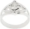 Alec Doherty Silver Plain One Ring In Silver