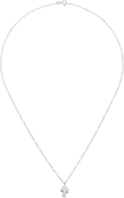 Alec Doherty Silver Portobello Pendant Necklace In Metallic