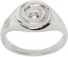 Alec Doherty Silver Snail Ring In Silver