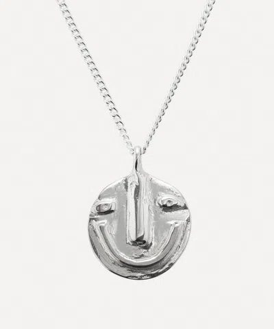 Alec Doherty Sterling Silver Good Day Bad Day Pendant Necklace