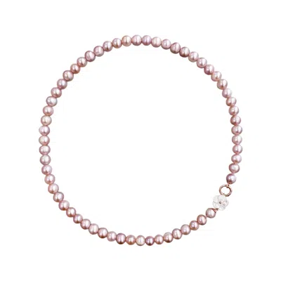 Alegoria Jewellery Men's Rose Gold / Pink Cleito Pearl Necklace - Pink