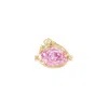 Alegoria Jewellery Women's Calla Stone Gold Plated Silver Ring - Dust Pink In Pink