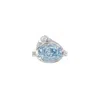 Alegoria Jewellery Women's Calla Stone Silver Ring - Blue In Blue