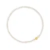 Alegoria Jewellery Women's Gold / White Bavella Pearl Necklace - Gold In Multi