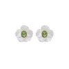 Alegoria Jewellery Women's Gold / White Fairytale Mini Earrings - Mint