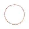 Alegoria Jewellery Women's Pink / Purple / Gold Cleito Necklace - Pink Pearl
