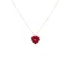 Alegoria Jewellery Women's Red / Rose Gold Bella Necklace