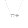 Alegoria Jewellery Women's Silver Calla Necklace