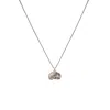 Alegoria Jewellery Women's Silver Orchid Necklace