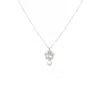 Alegoria Jewellery Women's Silver / White Bavella Mini Round Pearl Necklace - Silver In Multi