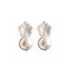 Alegoria Jewellery Women's White / Gold Bavella Earrings