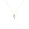 Alegoria Jewellery Women's White / Gold Bavella Mini Drop Pearl Necklace - White In Multi