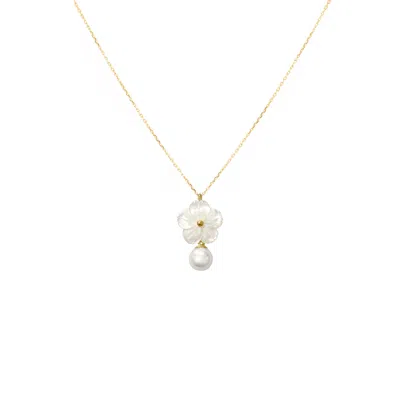 Alegoria Jewellery Women's White / Gold Cleito Mini Necklace