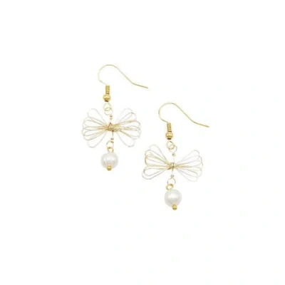 Alegria Accessories Coquett Earrings In White