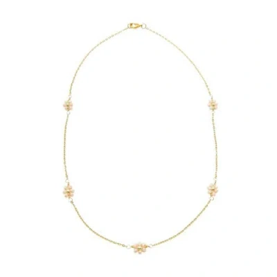 Alegria Accessories Daisy Necklace In Animal Print